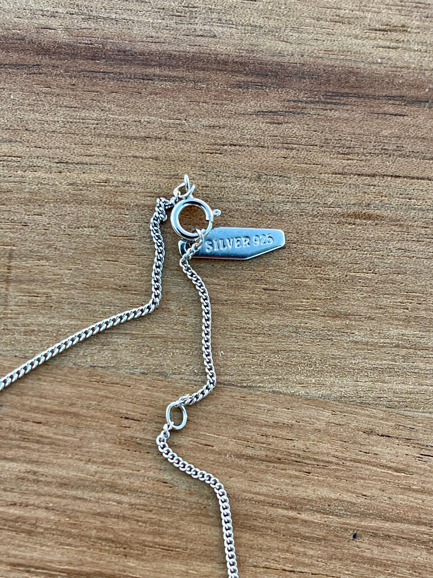 Handmade Sterling Silver Initial Chain Necklace