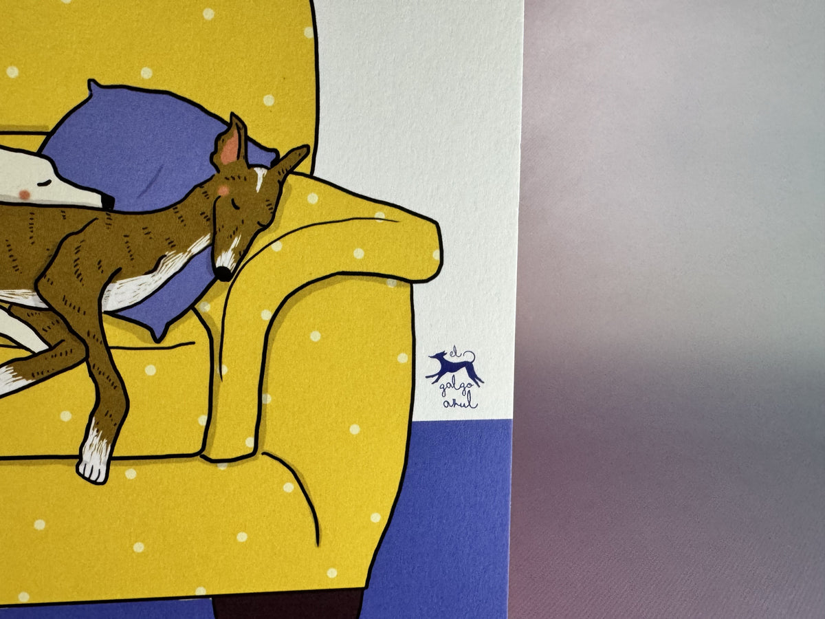 Cat Naps and Dog Piles Signed Art