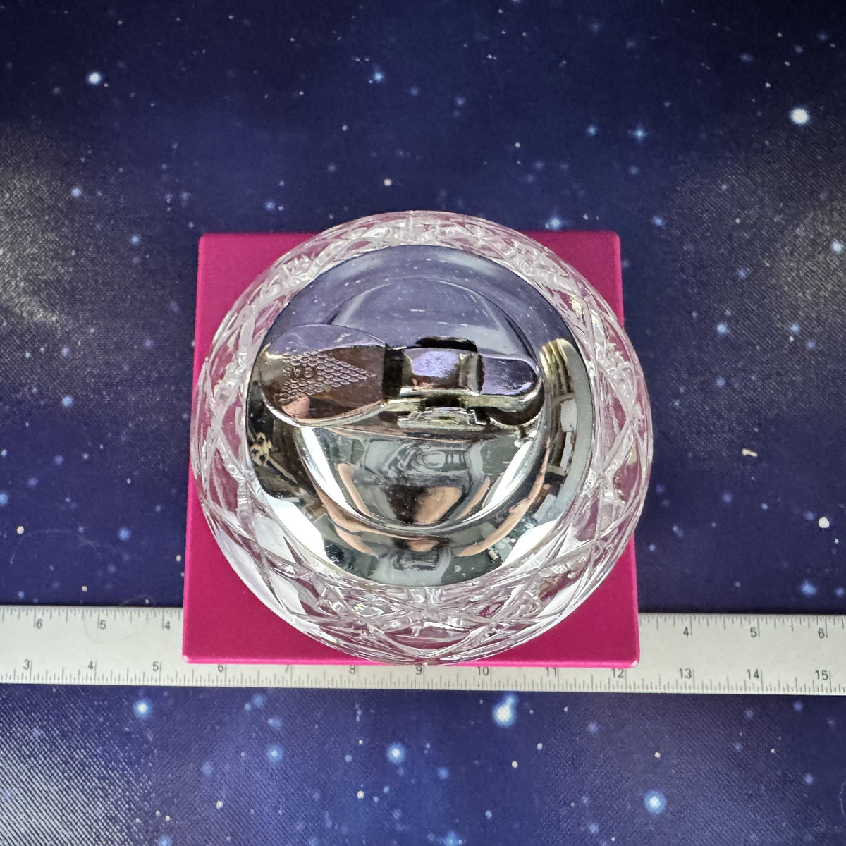 Art Deco, Hollywood Glam Vintage Cut Crystal Lighter
