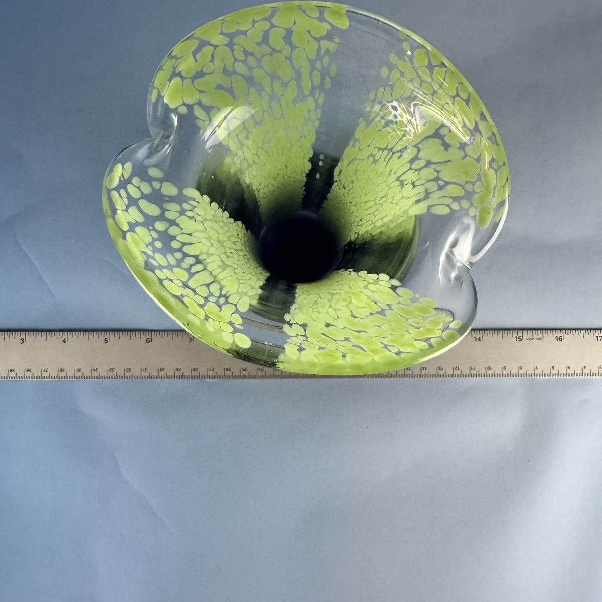 Vintage Teleflora Flared Lip Artglass Vase
