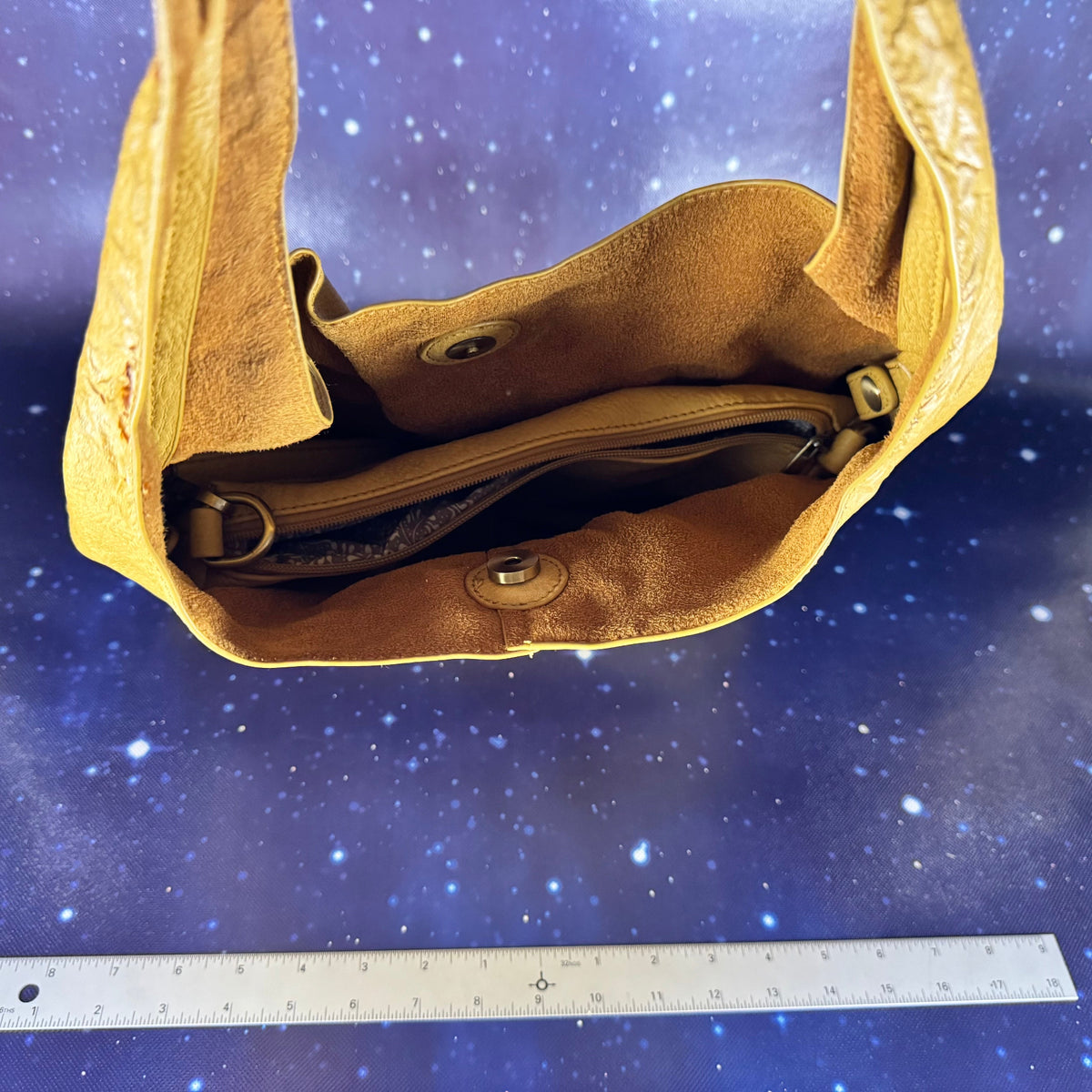 Natural Buckskin Leather Two Bags in One