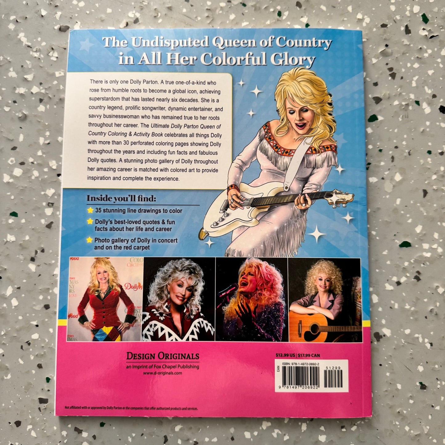 The Ultimate Dolly Parton Queen of Country Coloring & Activity Book by Ava Moore