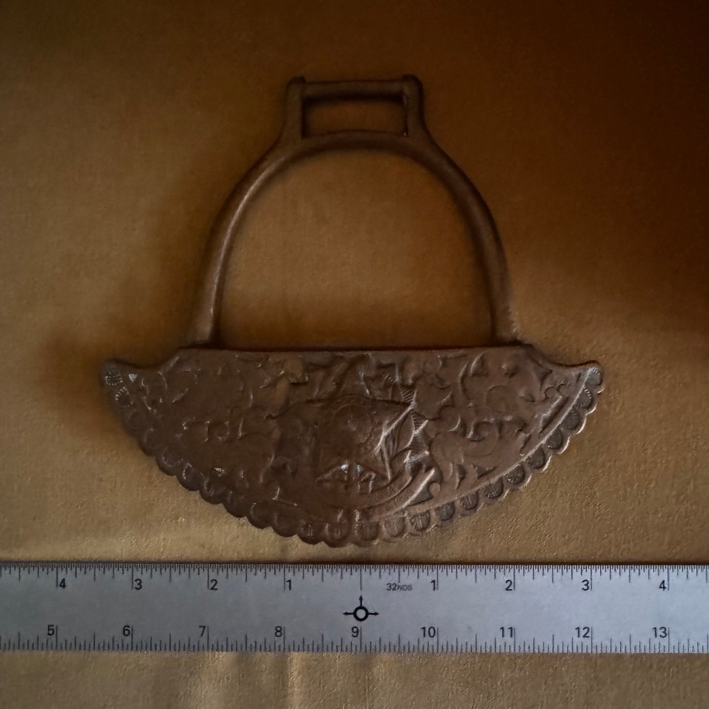 Antique Bronze Brazilian 1889 Stirrup
