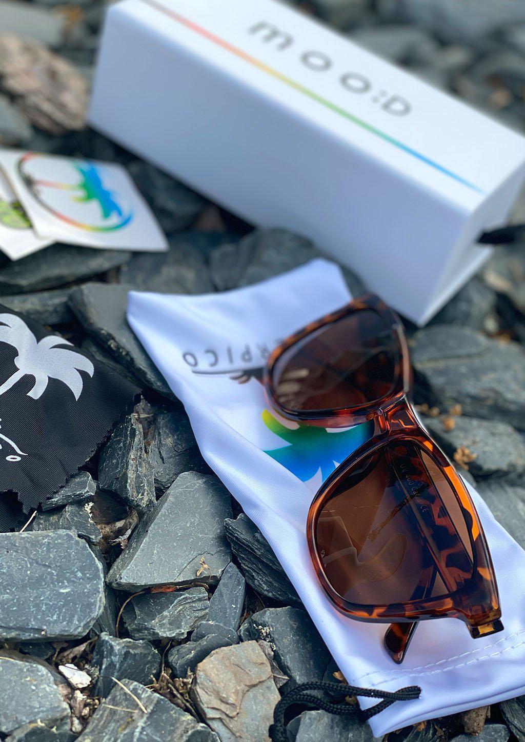 Wayfarer Sunglasses - Foxy Faux Tortoiseshell