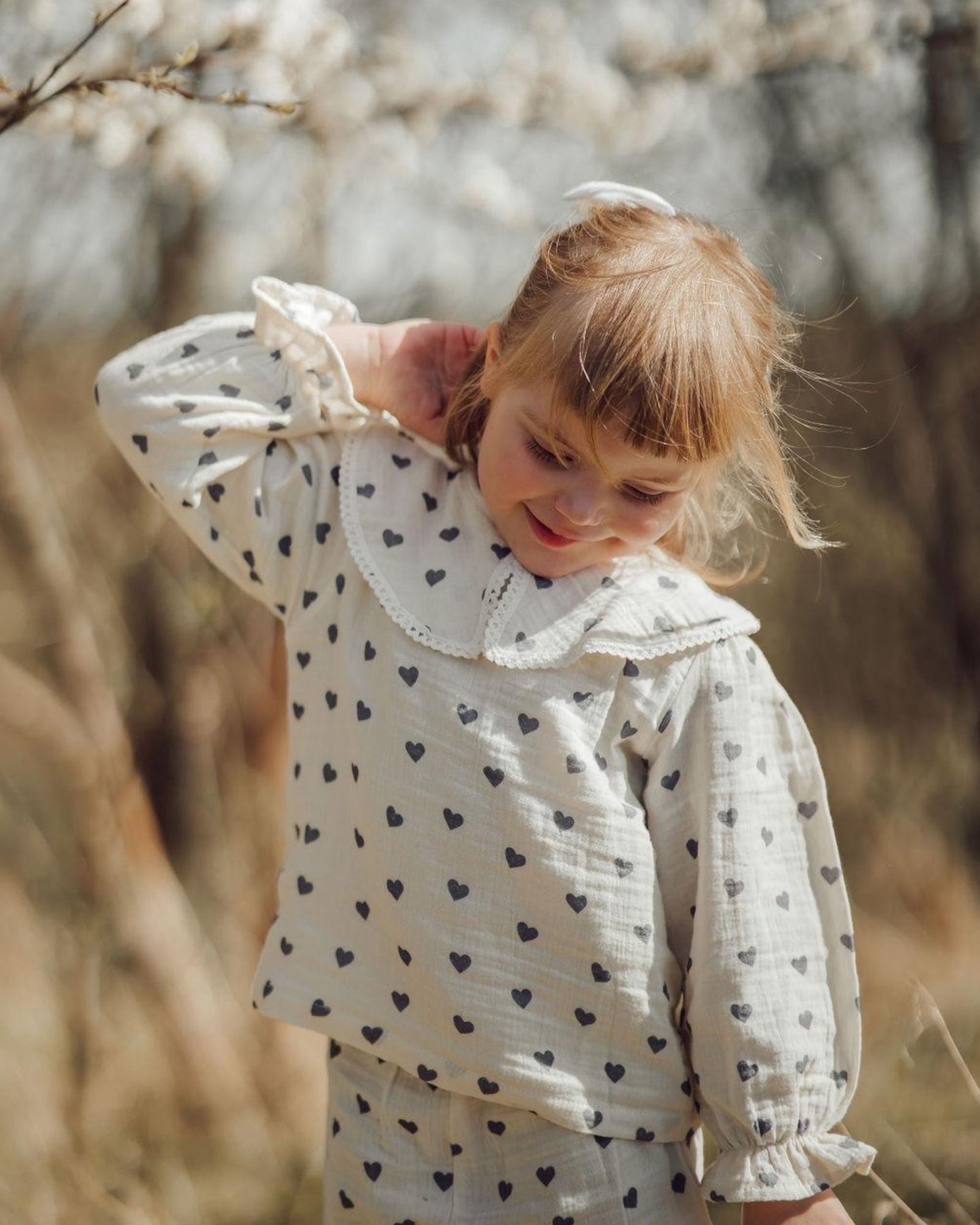 Heart Garden Blouse - 100% Organic Cotton