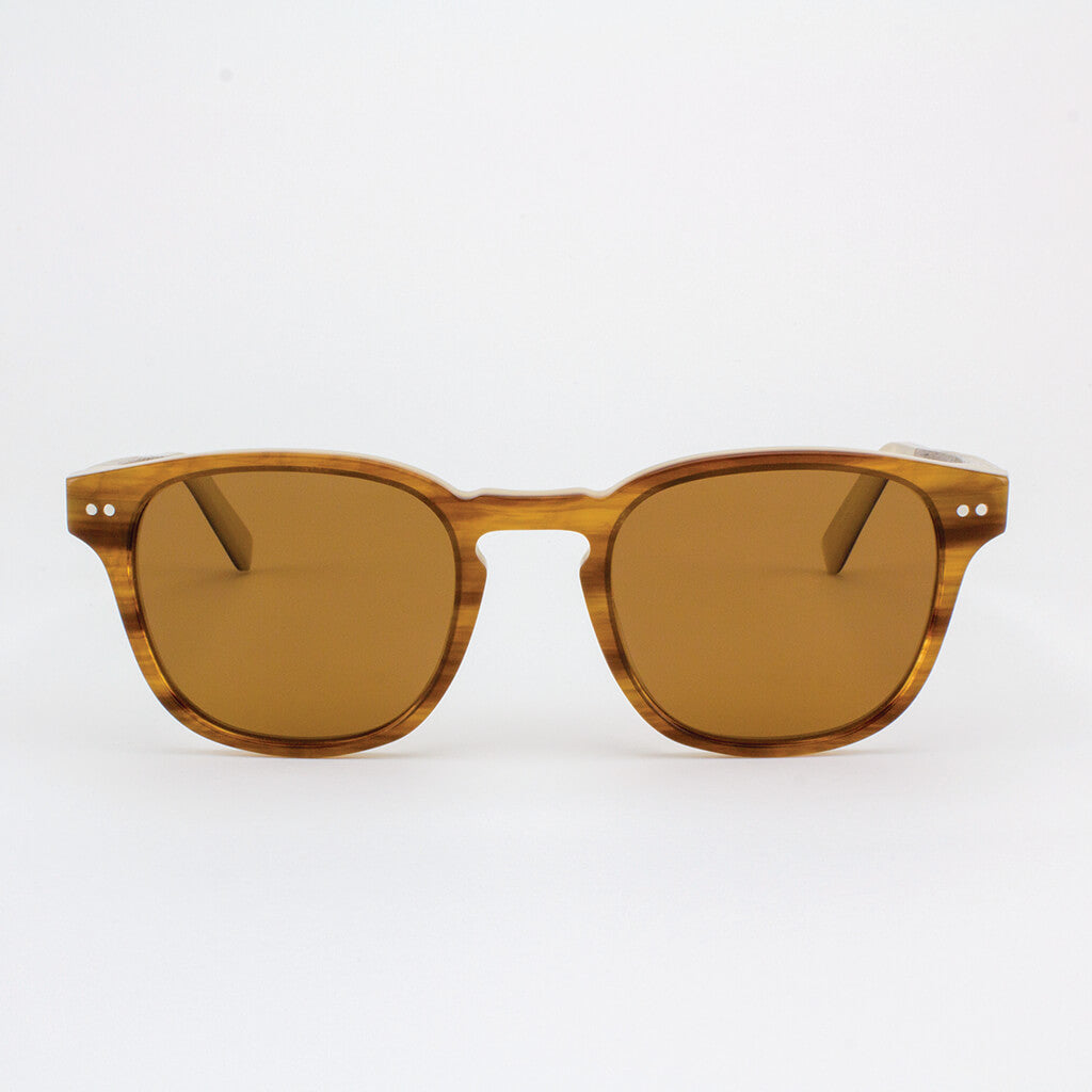 Wayfarer Style Handcrafted Acetate & Wood Sunglasses