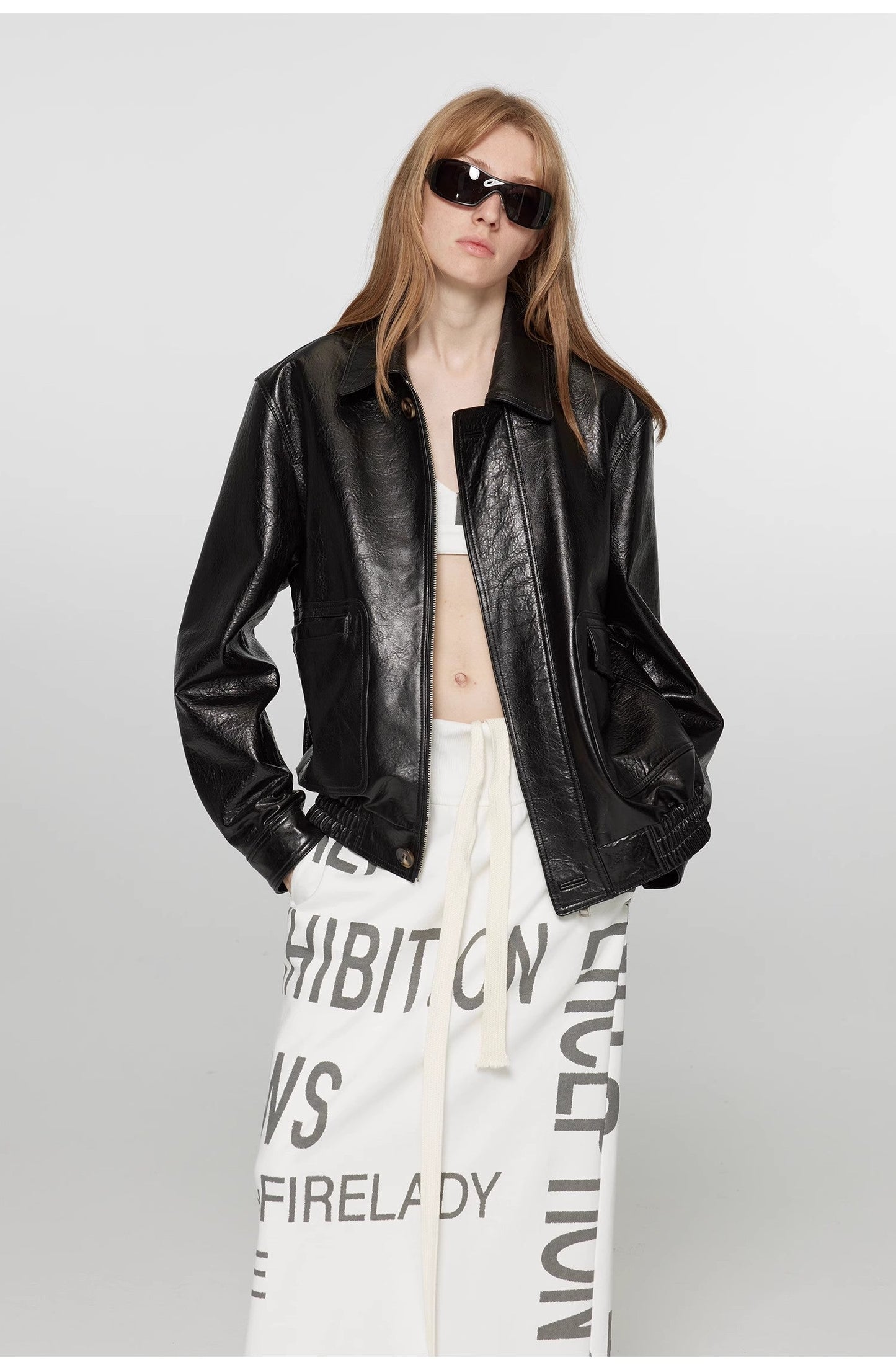 Aviatrix Sheep Leather Jacket