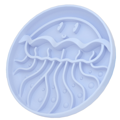 Slow Feeder for Dogs and Cats - Jellyfish-Shaped Silicone