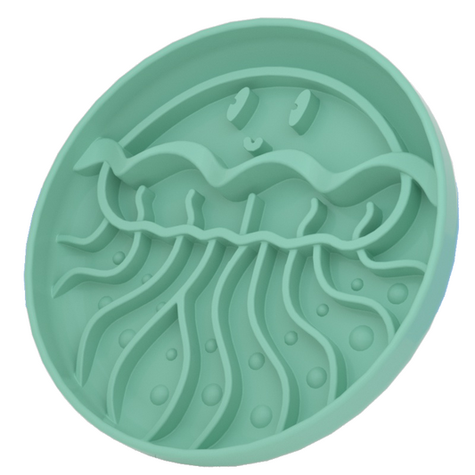 Slow Feeder for Dogs and Cats - Jellyfish-Shaped Silicone