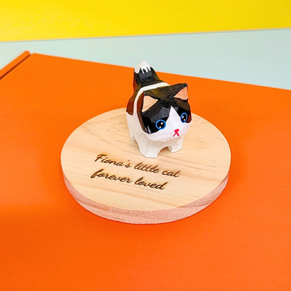 Hand-Carved Cat Painting Kit