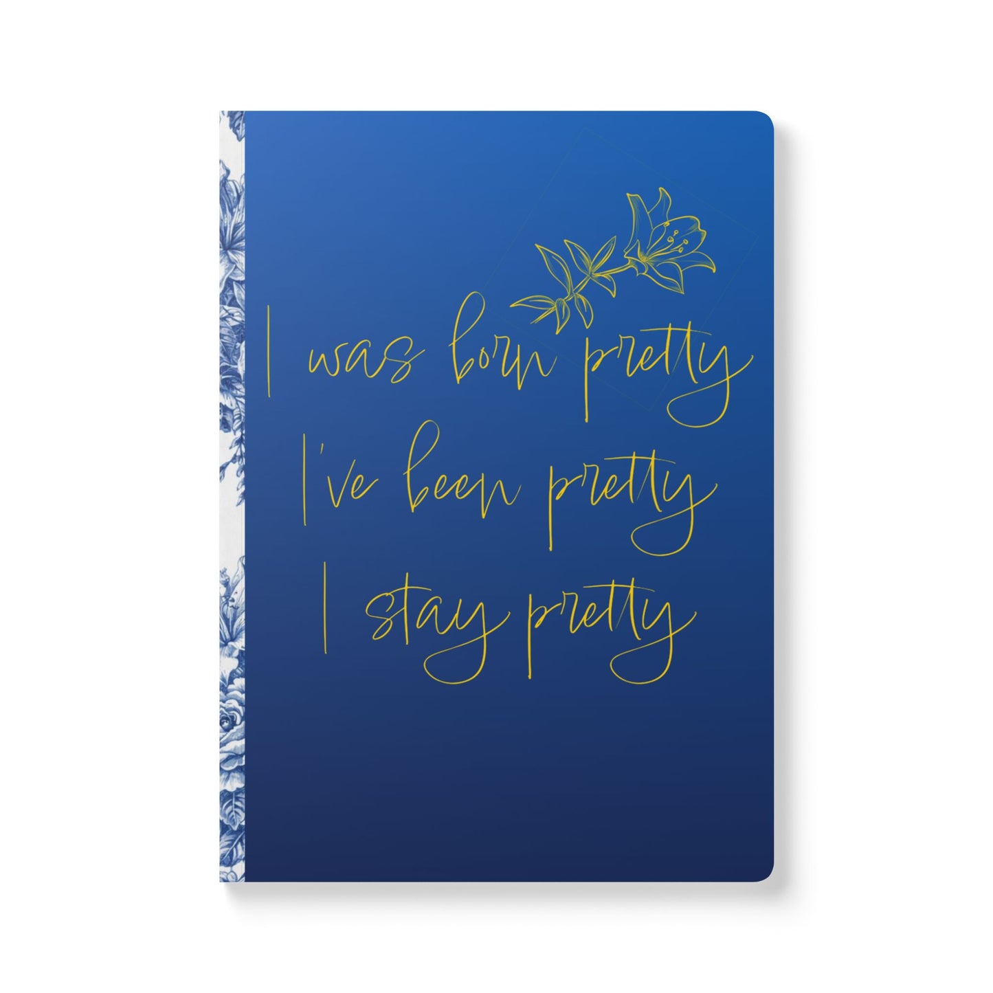 Stay Pretty | Floral Hockey Journal