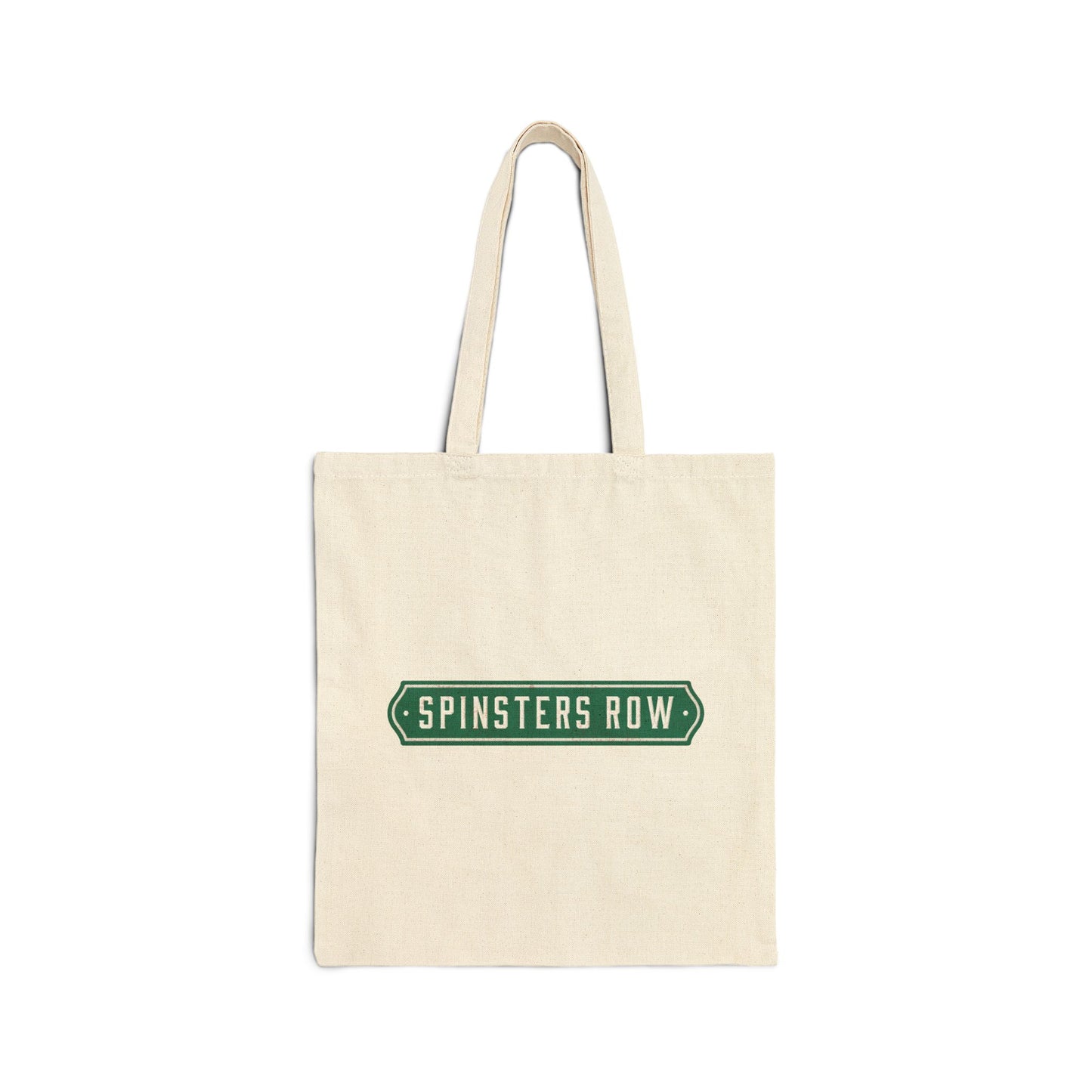 Spinsters Row Cotton Canvas Tote