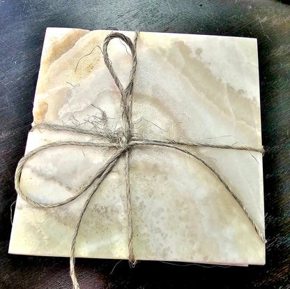 Handcrafted Onyx Coasters