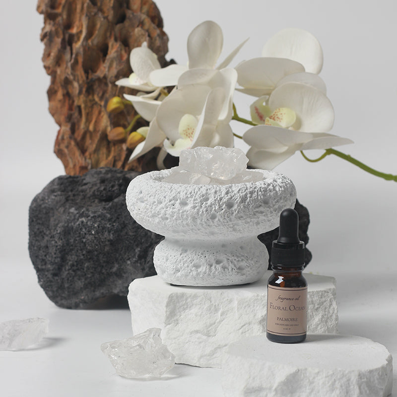 White Moon Diffuser with Botanical Oil