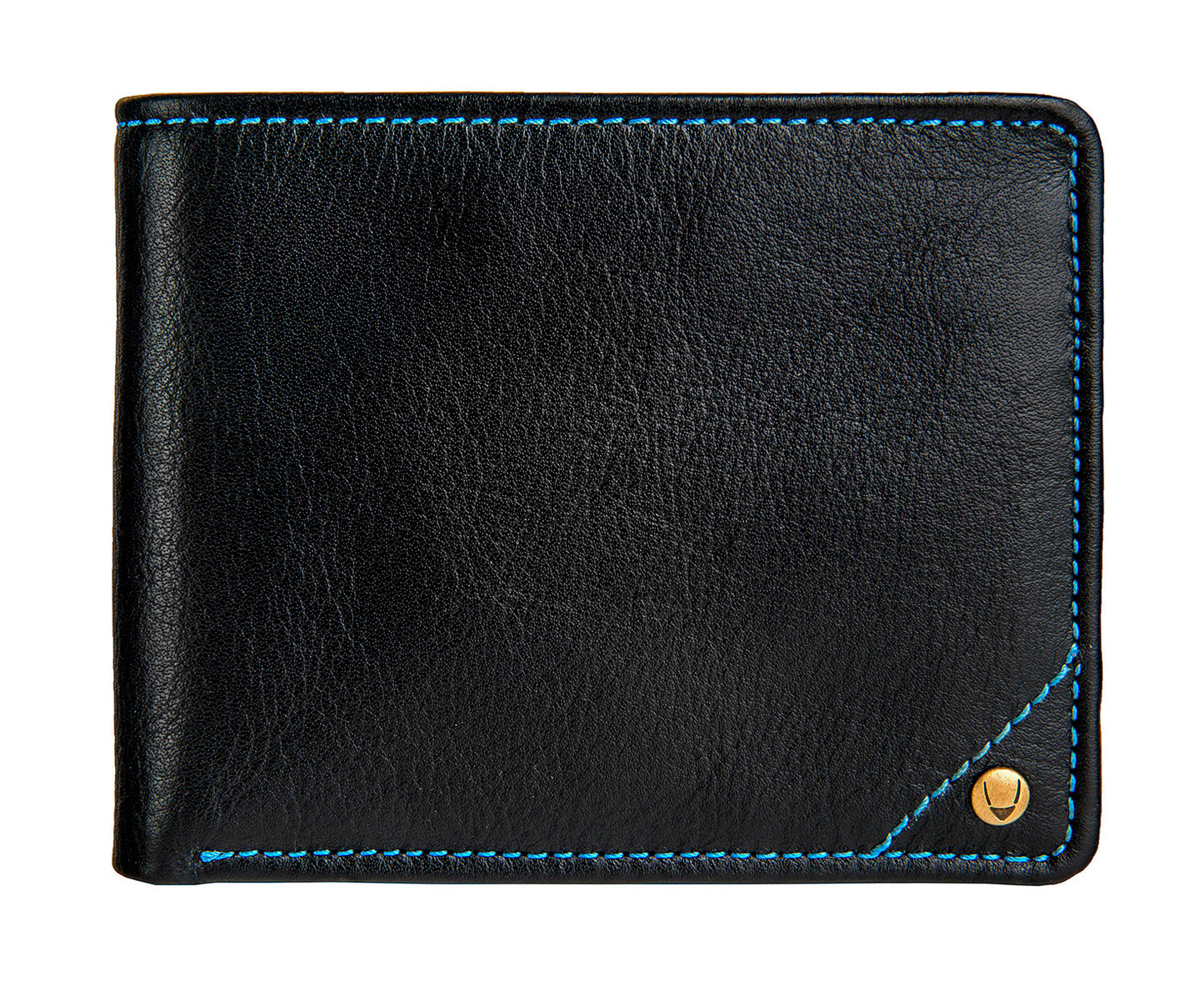Contrast Stitch Leather Wallet