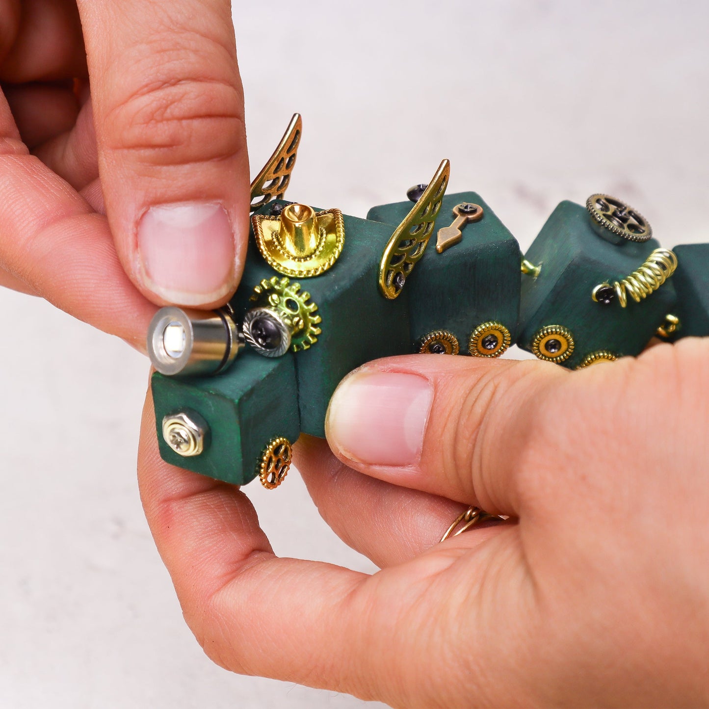 Timber Train Kit – DIY Build a Wooden Train with LED Light