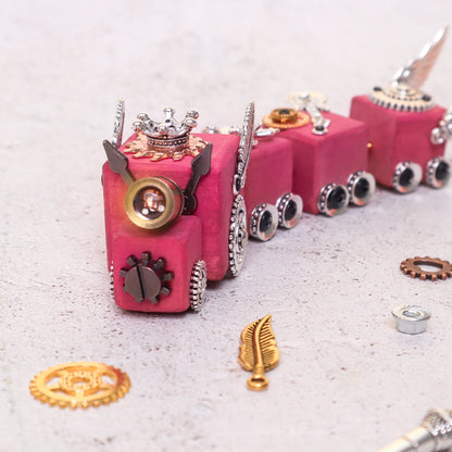 Timber Train Kit – DIY Build a Wooden Train with LED Light