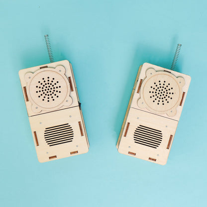 Build & Learn Walkie Talkie STEM Kit (Set of 2) – Hands-On Electronics