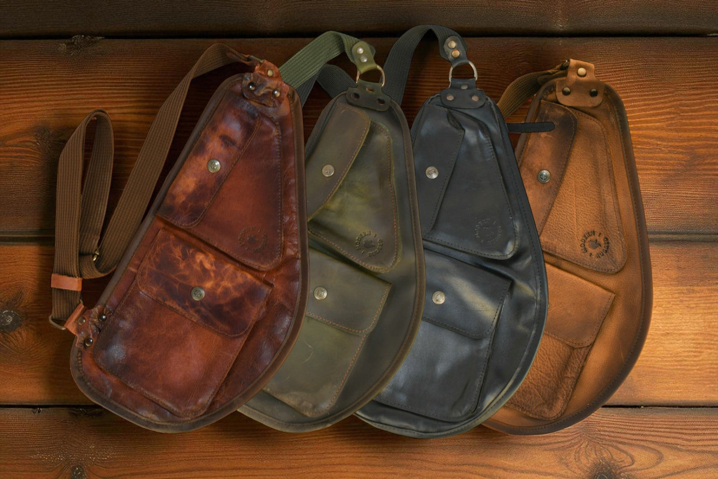Bovine Leather Slim Sling - Tan