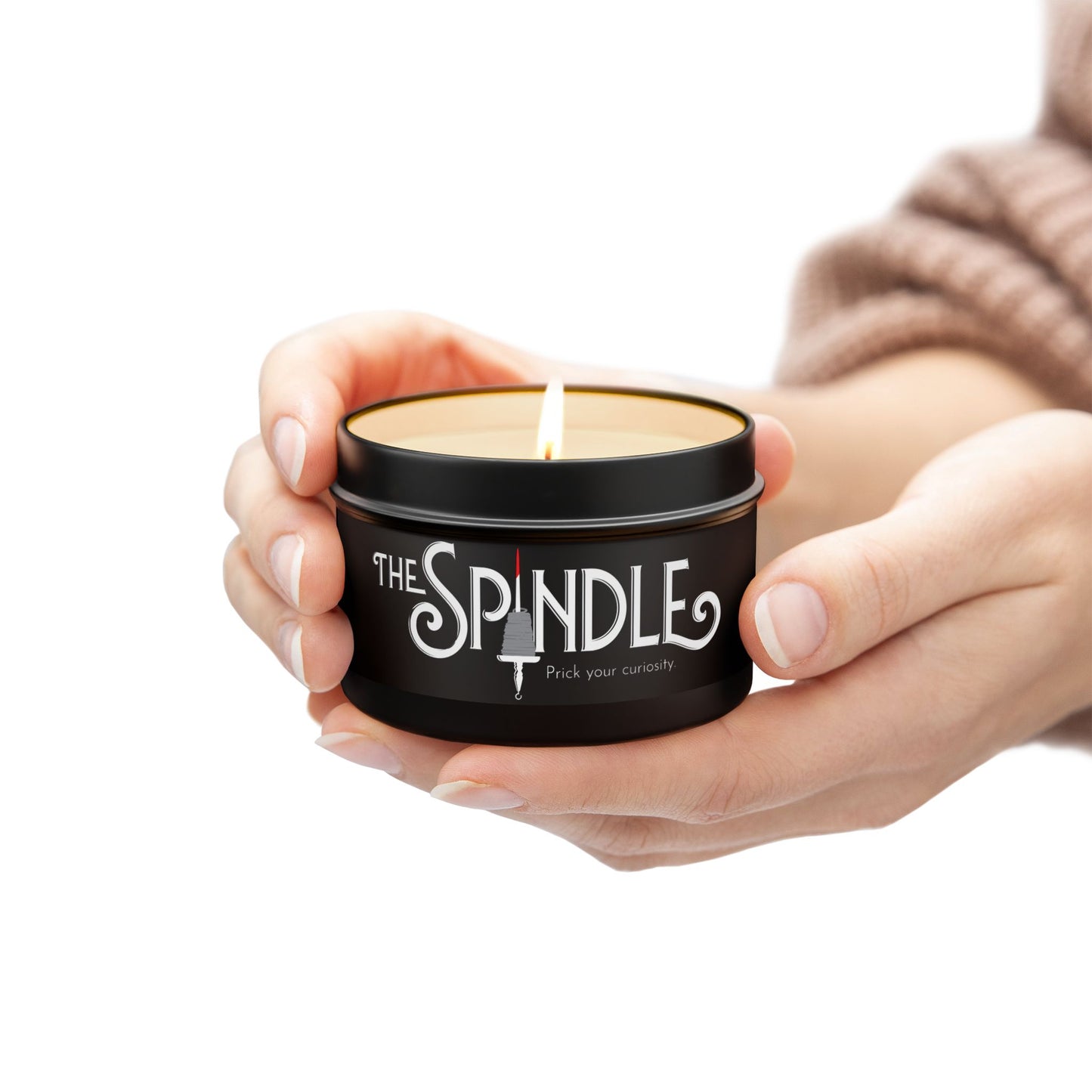 The Spindle Scented Tin Candle