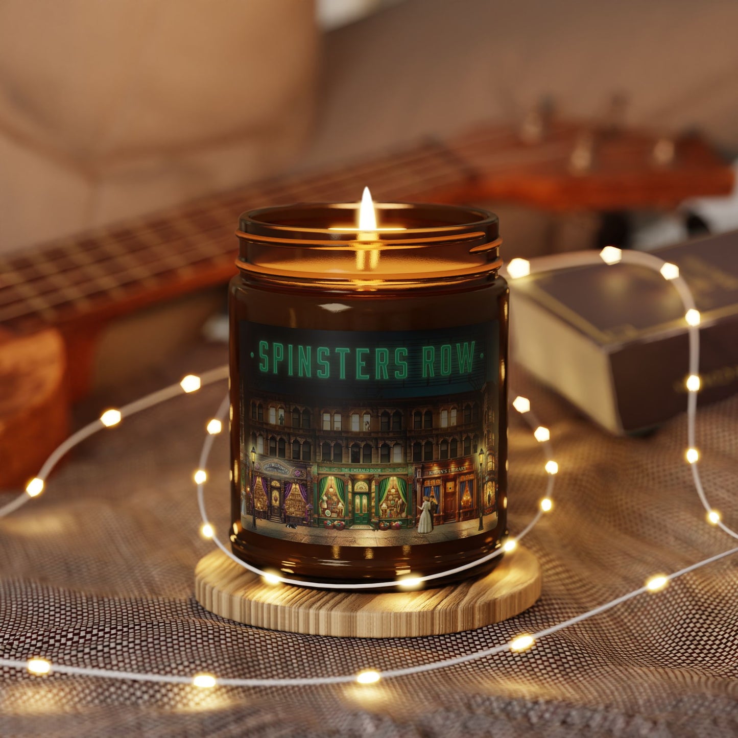 Hand-Poured Spinsters Row Street View Candle