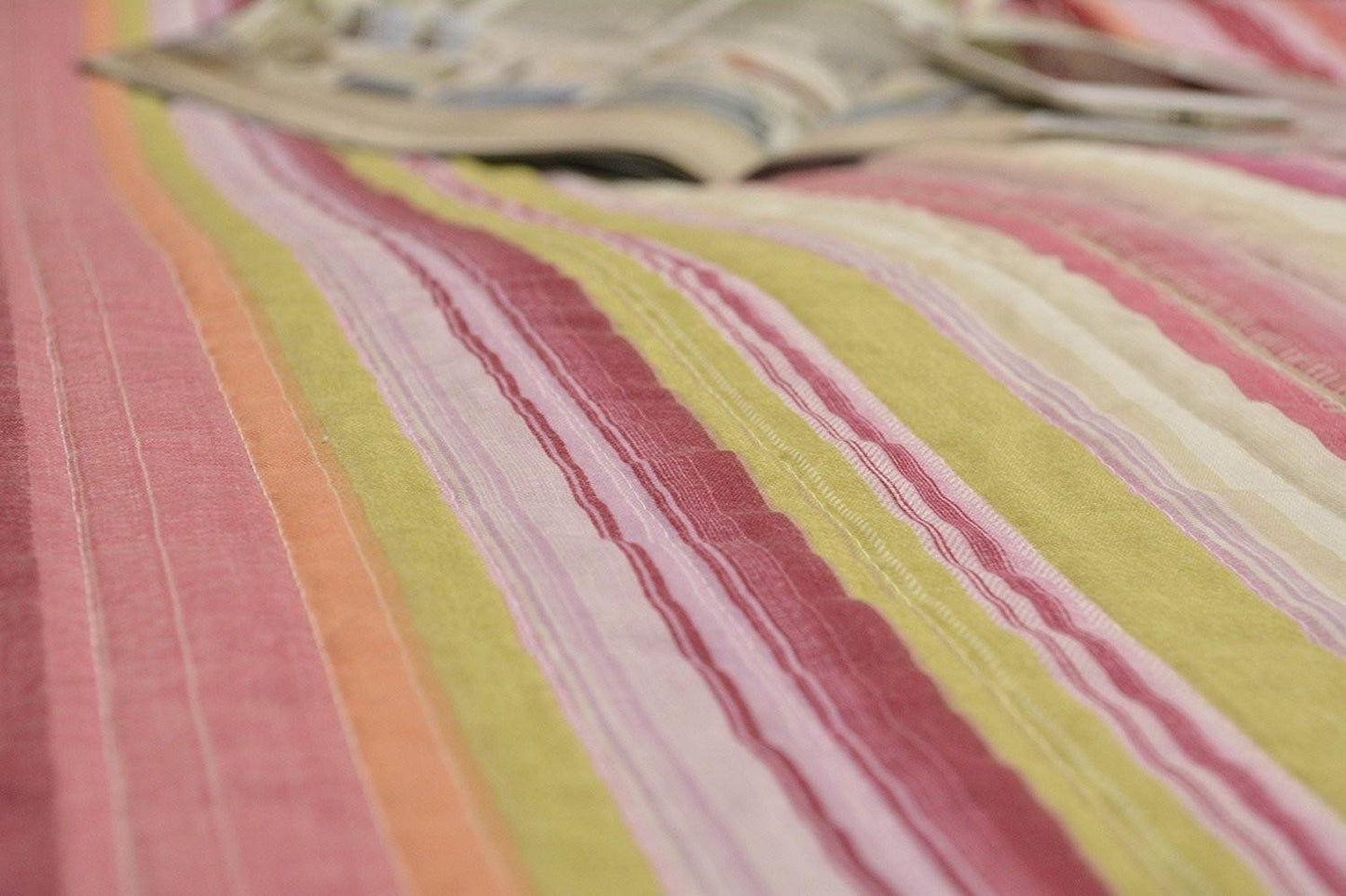 Reversible Stripe Quilt Set – Bold, Cozy & Colorful Bedding