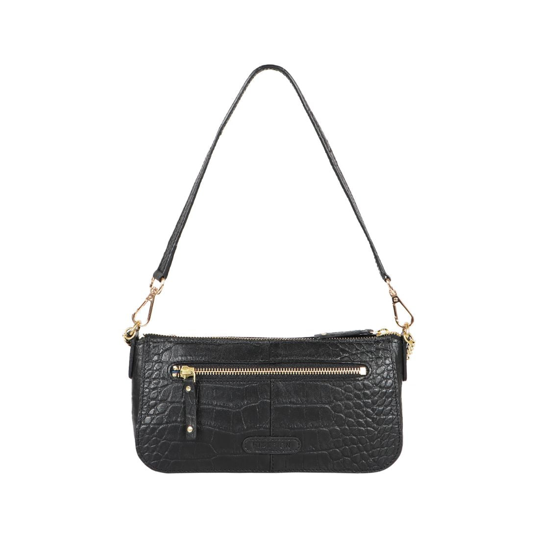 Leather Interchangeable Clutch and Shoulder Bag