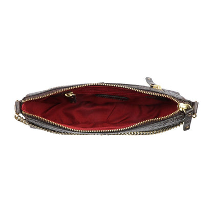 Leather Interchangeable Clutch and Shoulder Bag