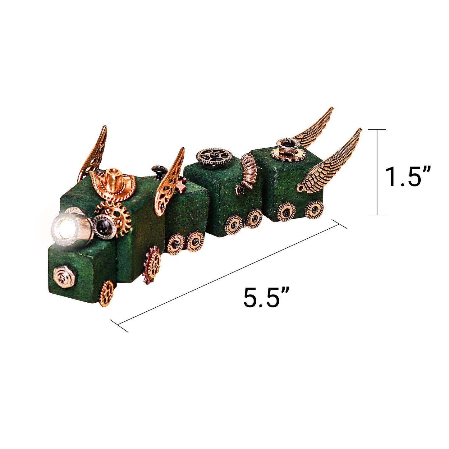 Timber Train Kit – DIY Build a Wooden Train with LED Light