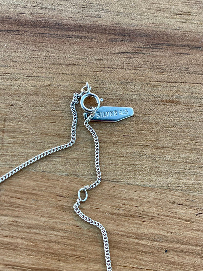 Handmade Sterling Silver Initial Chain Necklace