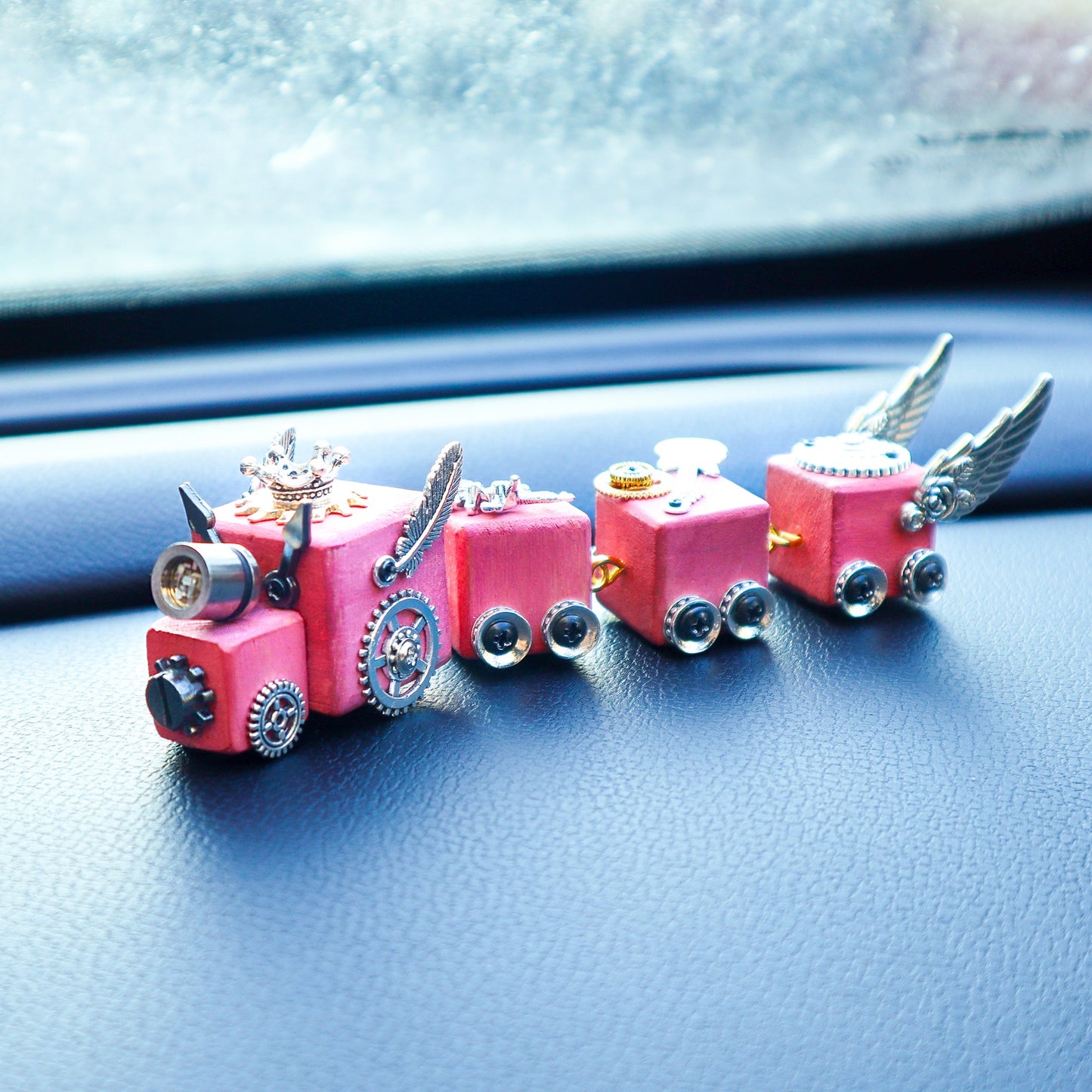 Timber Train Kit – DIY Build a Wooden Train with LED Light