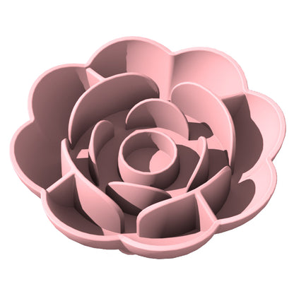 Slow Feeder for Pets: Rose-Shaped Silicon