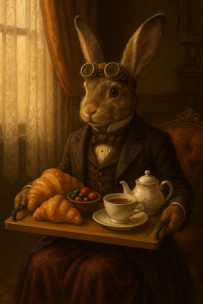 Organic Oak or Cherry Hardwood Serving Tray