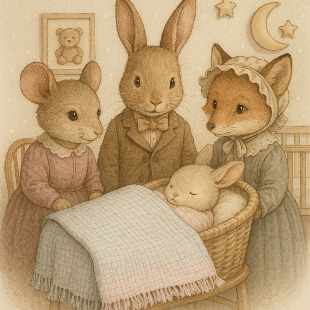 Cozy Pink and Gray Throw Blanket