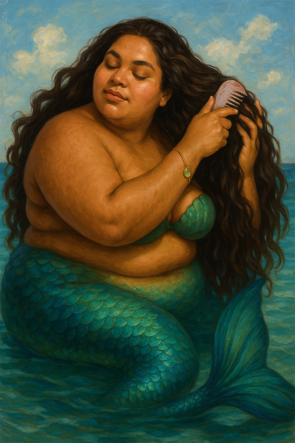 Gold Double Layered Peridot Bracelet