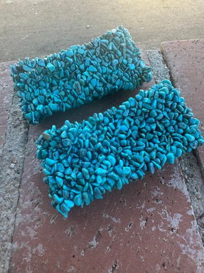 Handmade Chip Turquoise Bracelet
