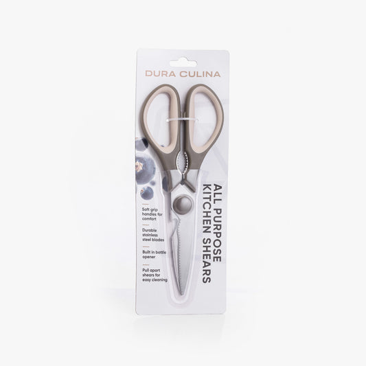 Kitchen Shears with Soft Grip - Stainless Steel