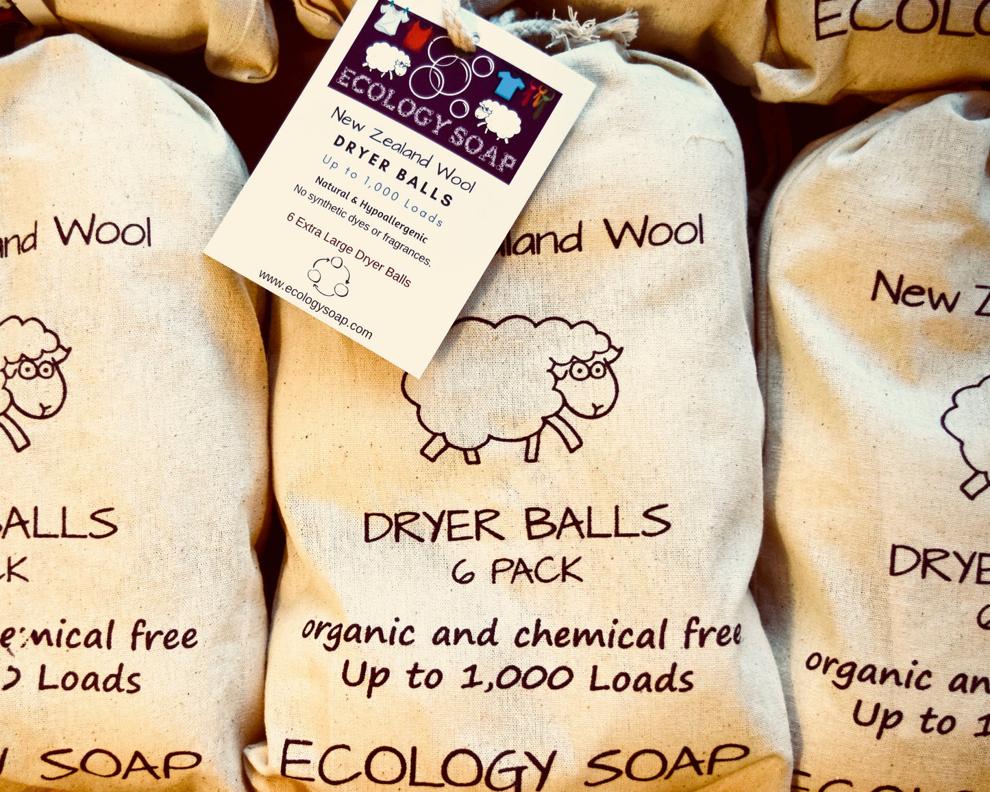 Wool Dryer Balls | Premium 100% Organic New Zealand Wool