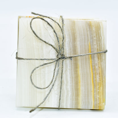 Handcrafted Onyx Coasters