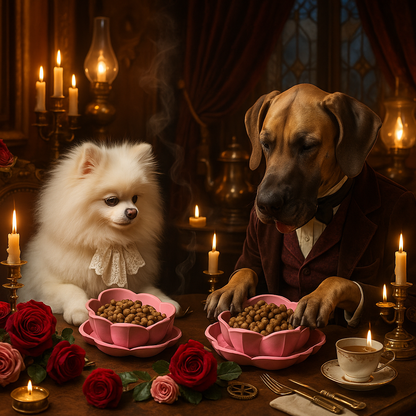 Slow Feeder for Pets: Rose-Shaped Silicon