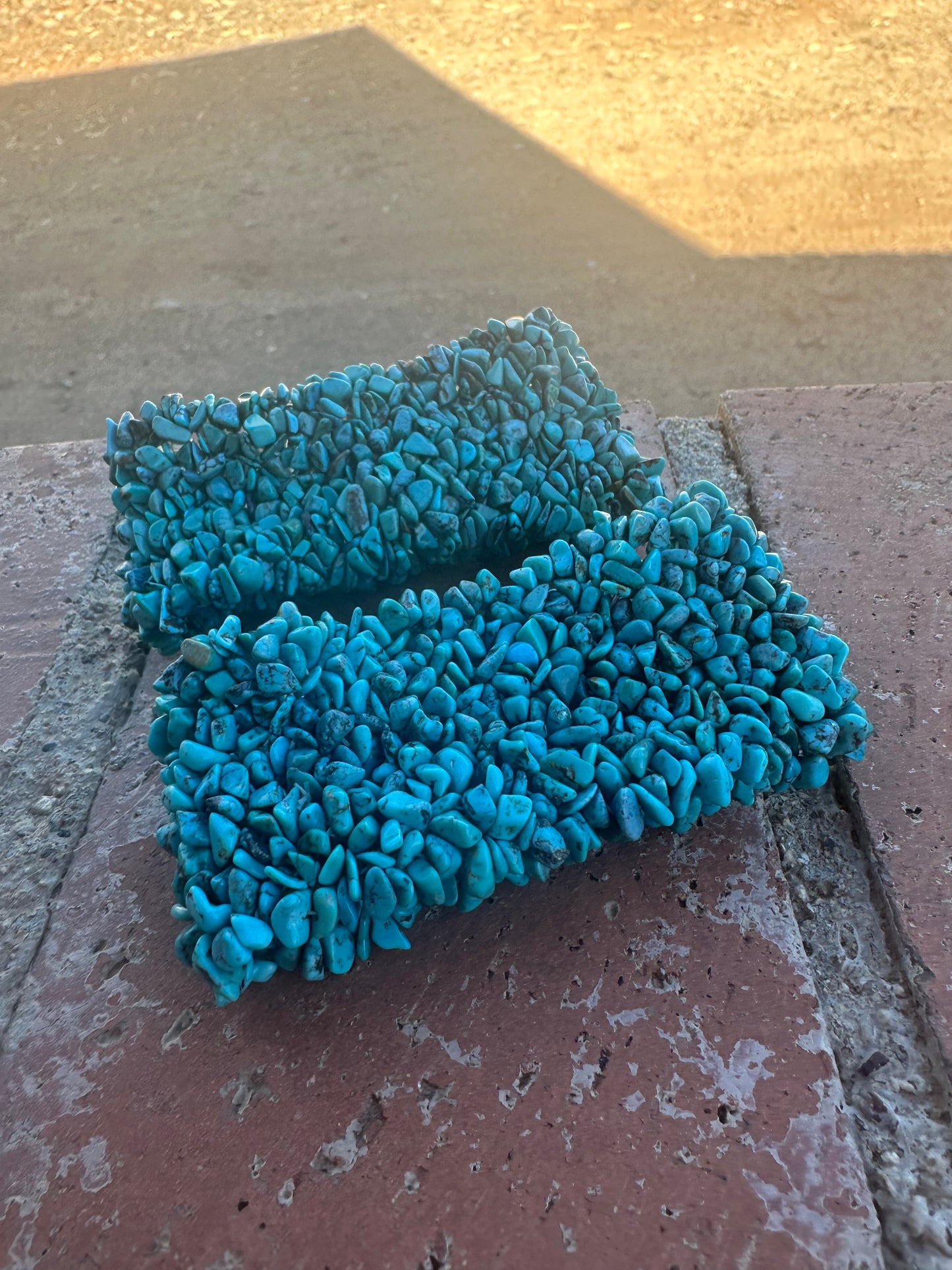 Handmade Chip Turquoise Bracelet