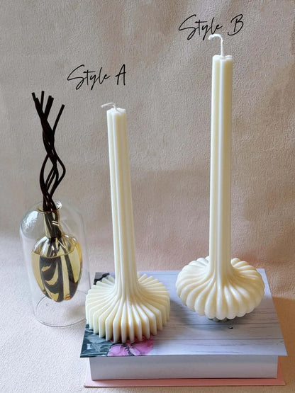 Lantern Pillar Soy Sculpture Candle