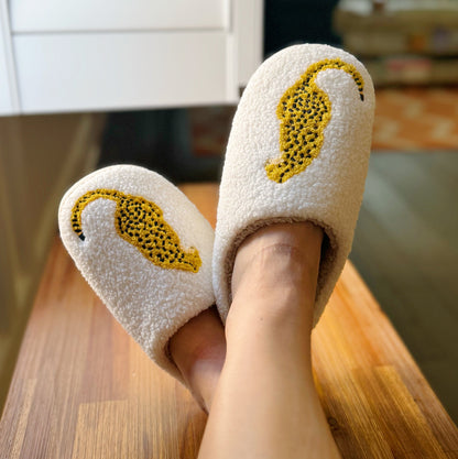 Cheetah Slippers
