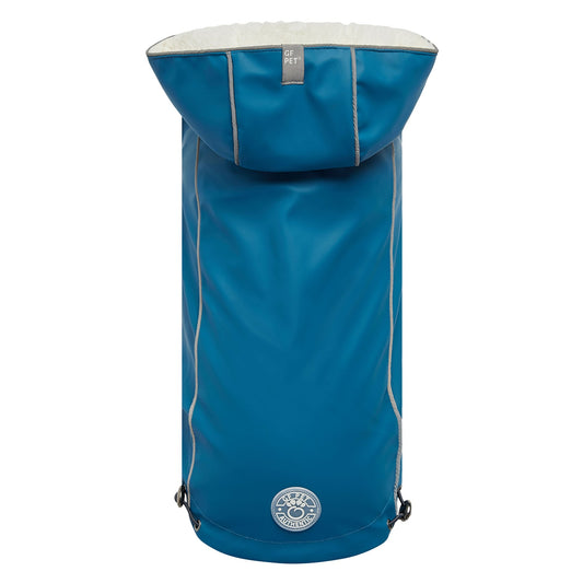 Insulated Dog Raincoat in Blue