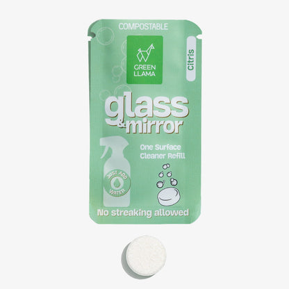 Streak-Free Glass & Mirror Cleaner Kit with Litsea Cubeba Fragrance