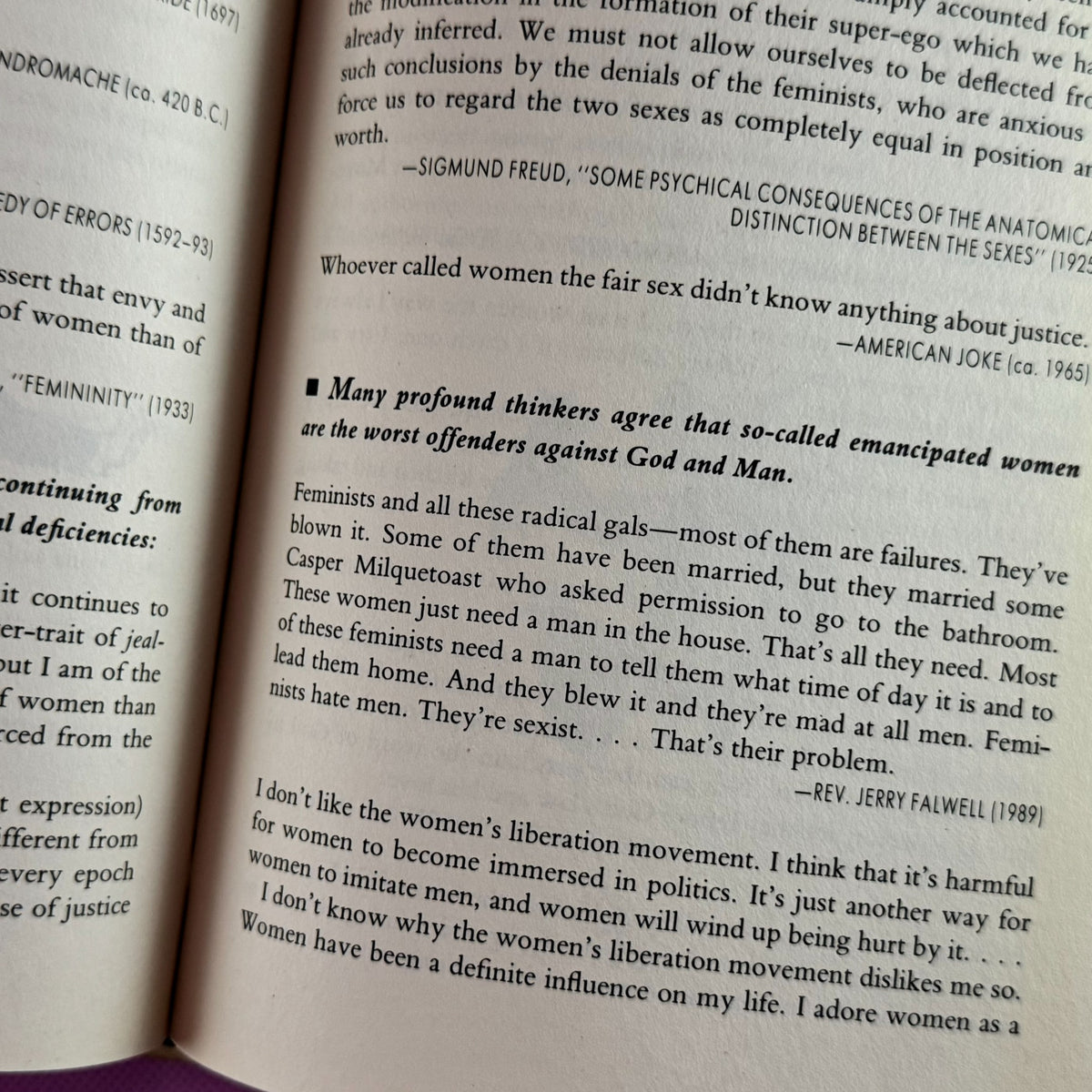 The Natural Inferiority of Women