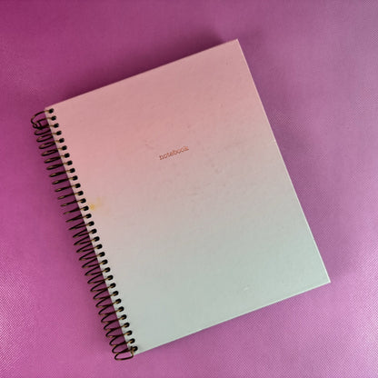 Spiral Bound Blush Pink Notebook