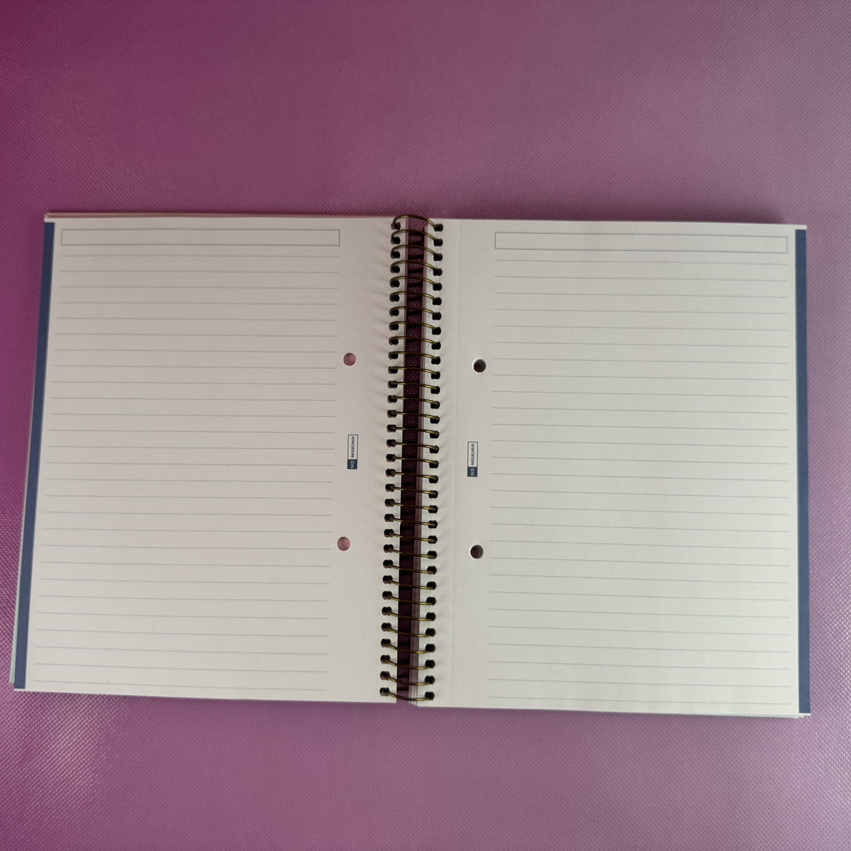 Spiral Bound Blush Pink Notebook
