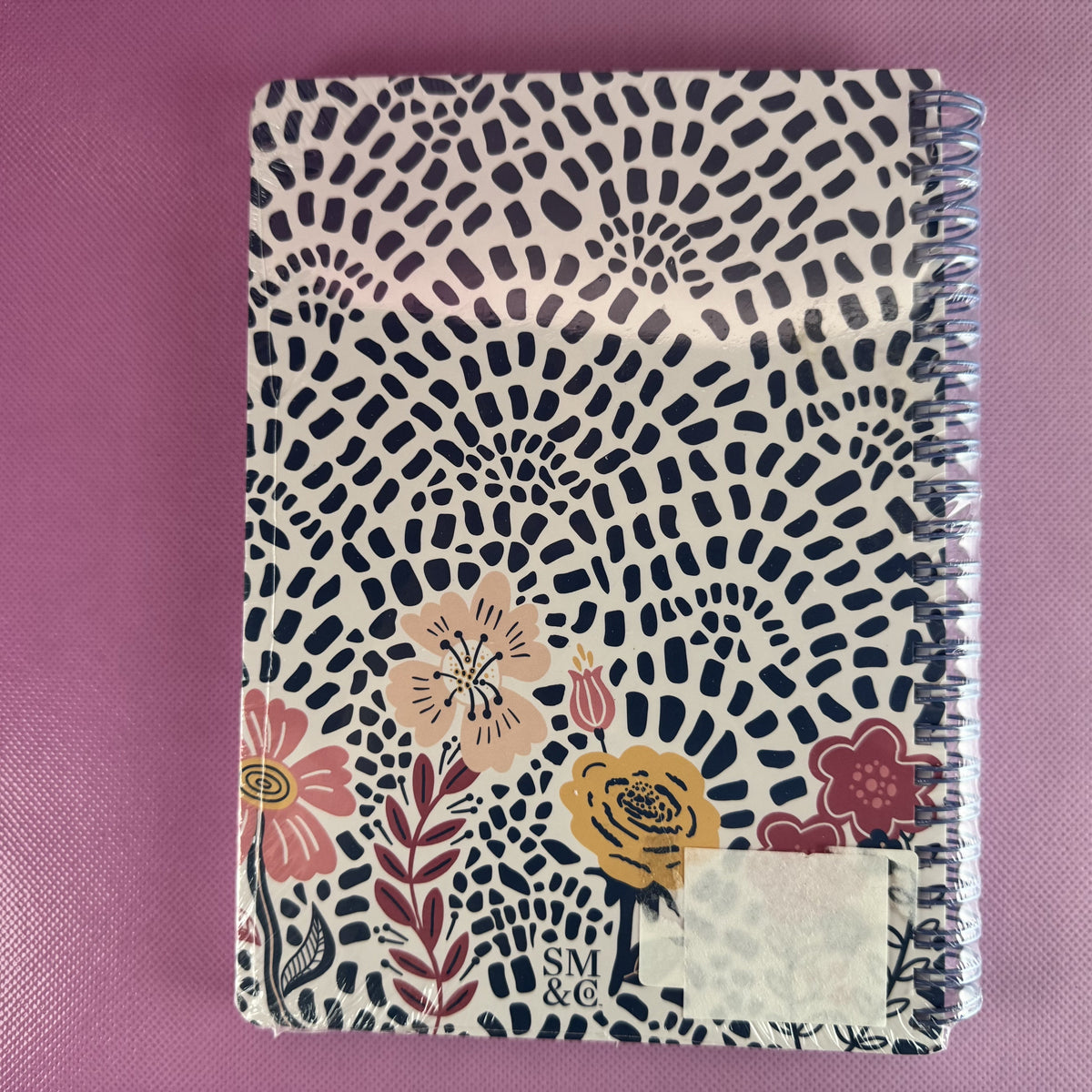 Floral Steel Mill Spiral Bound Notebook