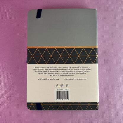 Navy and Copper Piped Softbound Journal
